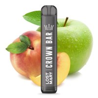 Crown Bar by Al Fakher x Lost Mary - Peach Green Apple...