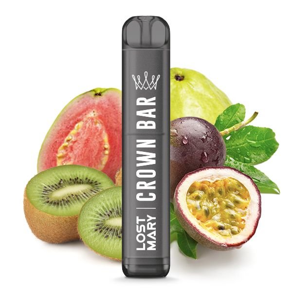 Crown Bar by Al Fakher x Lost Mary - Kiwi Guave Passionsfrucht (20mg Einweg E-Zigarette)