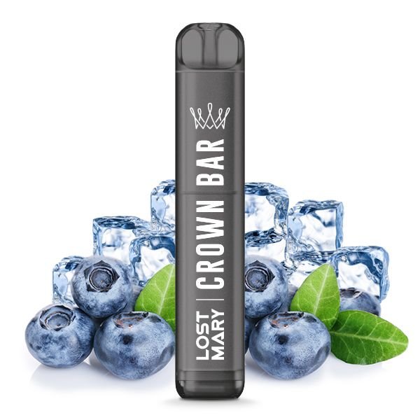 Crown Bar by Al Fakher x Lost Mary - Blueberry ICE (20mg Einweg E-Zigarette)