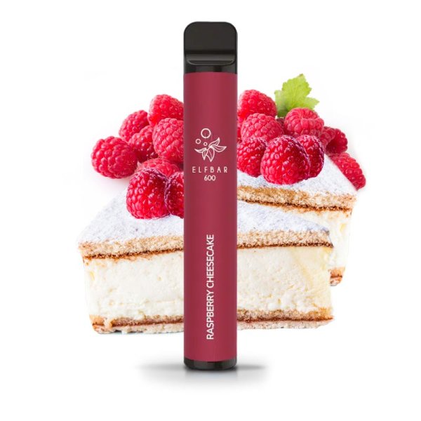 Elfbar 600 - (20mg Disposable) Raspberry Cheesecake ST