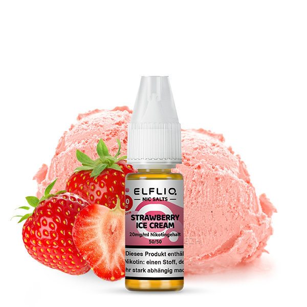 ELFLIQ by Elfbar - Strawberry Ice Cream 20mg Nikotinsalz Liquid