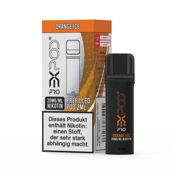 EXVAPE - Expod Pro Pod 20mg Orange Ice