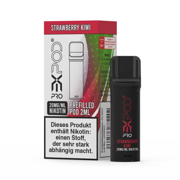 EXVAPE - Expod Pro Pod 20mg Strawberry Kiwi