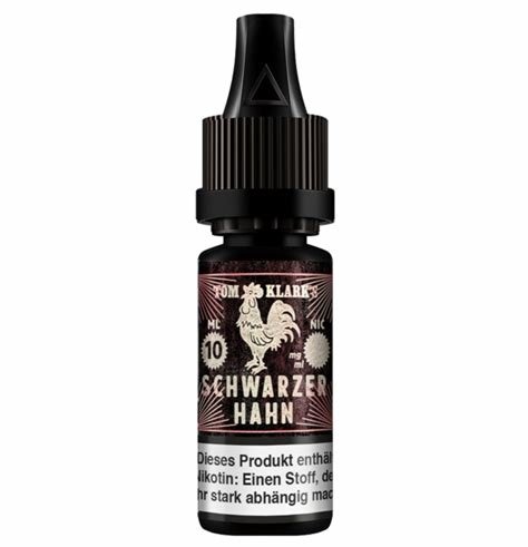 Tom Klarks - Schwarzer Hahn 10ml Liquid 3mg