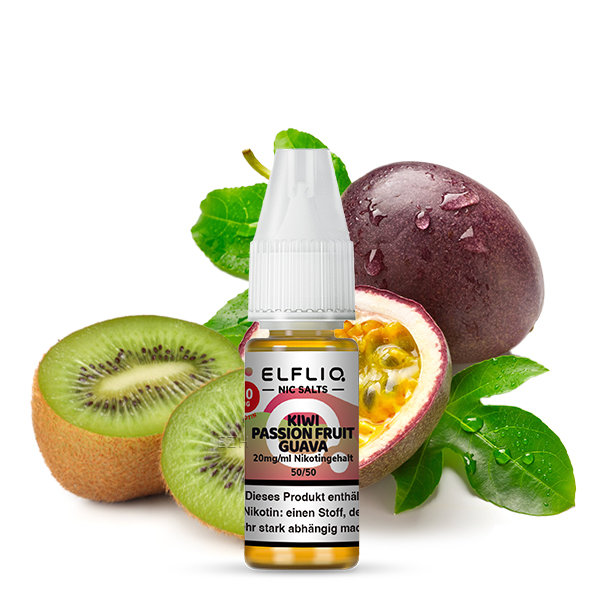 ELFLIQ by Elfbar - Kiwi Passion Fruit Guave 10mg Nikotinsalz Liquid