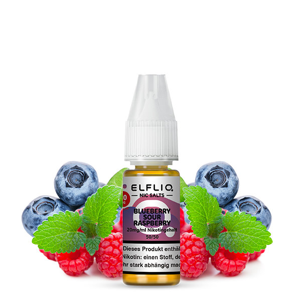 ELFLIQ by Elfbar - Blueberry Sour Raspberry 10mg Nikotinsalz Liquid