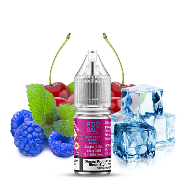 Pod Salt - XTRA Blue Razz Cherry Blast Nikotinsalz 20mg Liquid