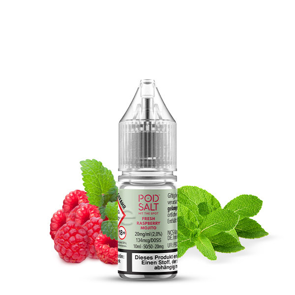 Pod Salt - XTRA Fresh Raspberry Mojito Nikotinsalz 20mg Liquid