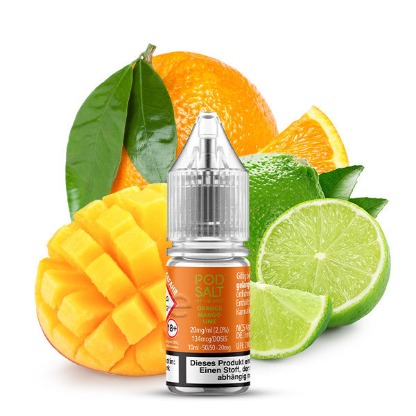 Pod Salt - XTRA Orange Mango Lime Nikotinsalz 10mg Liquid