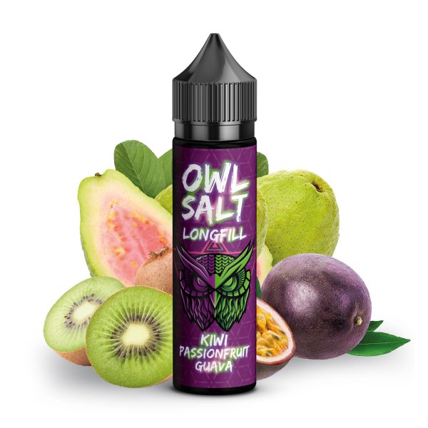 OWL Salt - Kiwi Passionsfrucht Guave 10ml Longfill