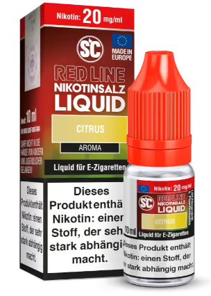 SC - Red Line Citrus 20mg Nicsalt Liquid