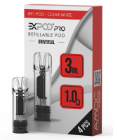 Expod Pro - RP1 Refillable Pod (Clear White) 4 Stück