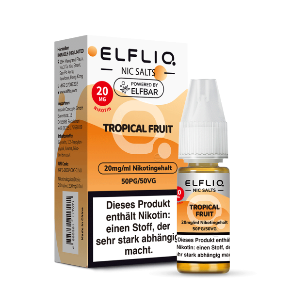 ELFLIQ by Elfbar - Tropical Fruit 20mg Nikotinsalz Liquid