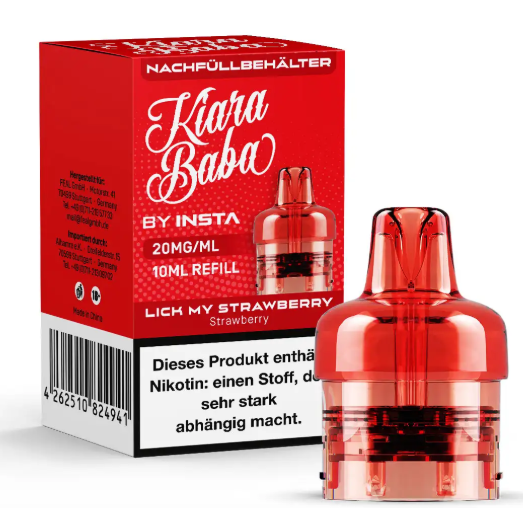 Kiara Baba 10K - Ersatzpods (Lick My Strawberry) 20mg