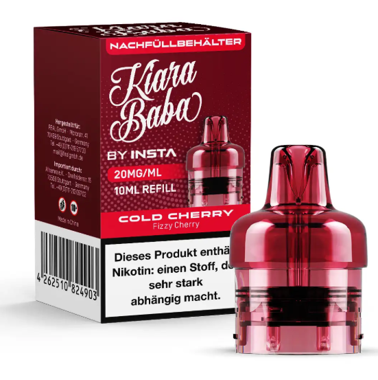 Kiara Baba 10K - Ersatzpods (Cold Cherry) 20mg