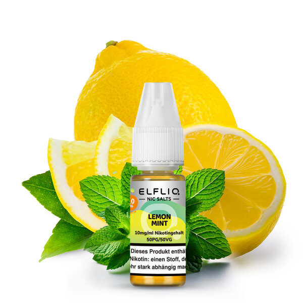 ELFLIQ by Elfbar - Lemon mint 10mg Nikotinsalz Liquid
