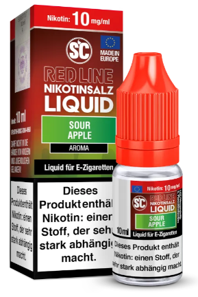 SC - Red Line Sour Apple 10mg Nicsalt Liquid