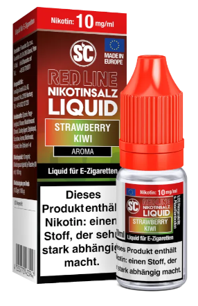 SC - Red Line Strawberry Kiwi 10mg Nicsalt Liquid