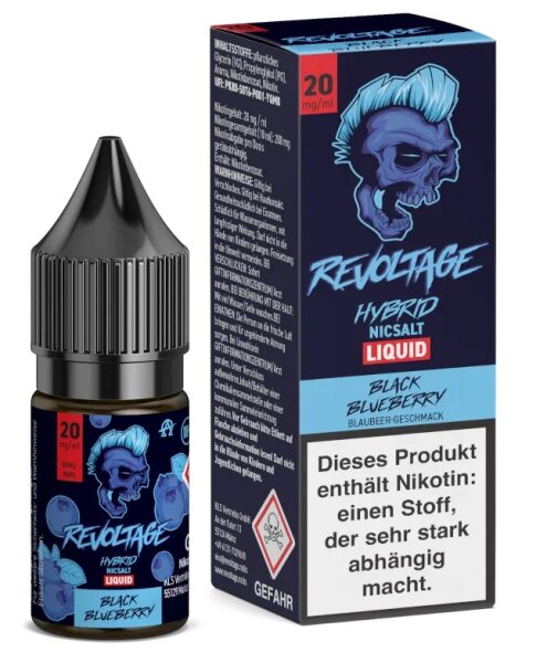 Revoltage - Black Blueberry 10ml (20mg)