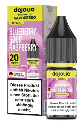 Dojoliq - Blueberry Sour Raspberry 20mg
