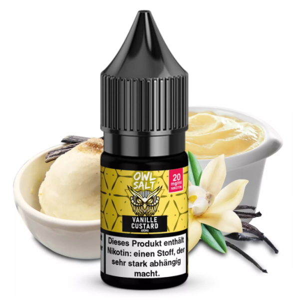 OWL Salt-Vanille Custard(20mg Nikotinsalz Liquid)