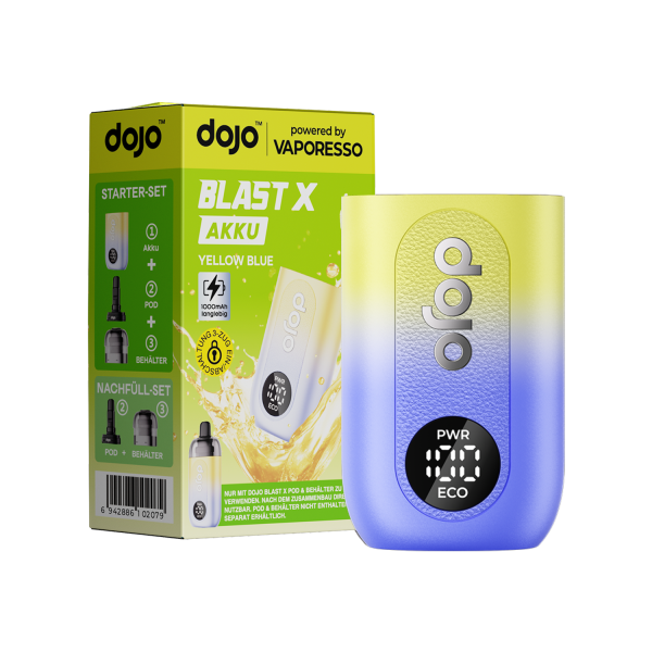 Dojo - Blast X Akku Yellow Blue